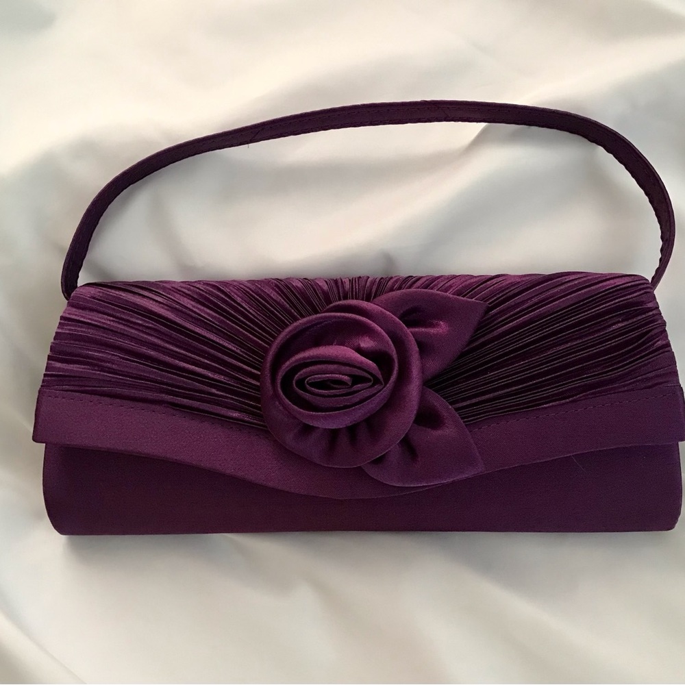Royal Purple Damara Special Occasion Handbag. NWOT. $12.
